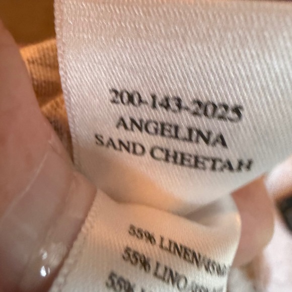 Rails Angelina Sand Cheetah Print Smocked Waist Mini Dress Womens M - Picture 9 of 11